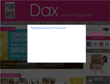 Tablet Screenshot of dax.fr